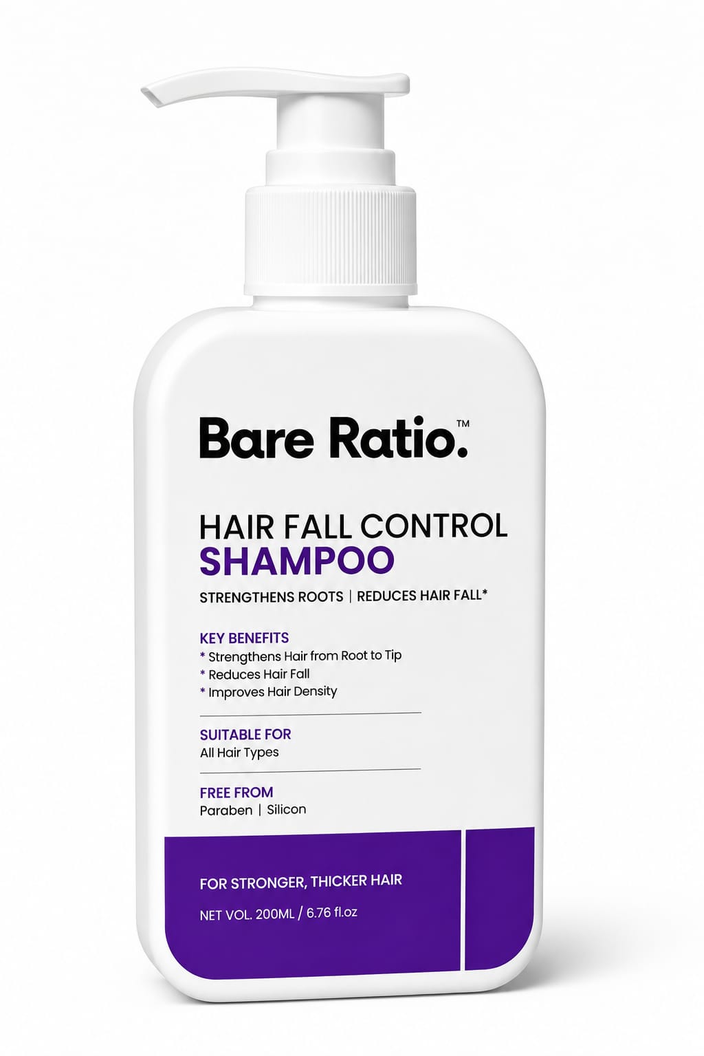 Bare Ratio Hair Fall Control Shampoo